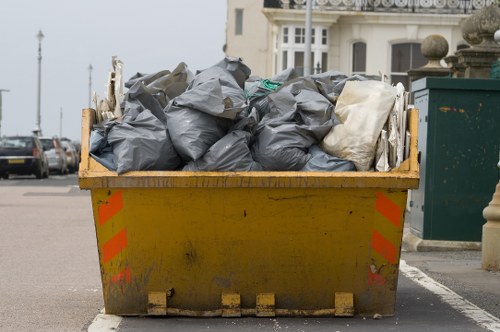 Home clearance professionals sorting items in a Bayswater home